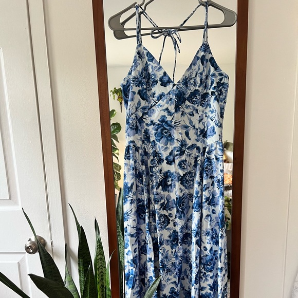 Abercrombie & Fitch Dresses Abercrombie Strappy Plunge Corset Maxi